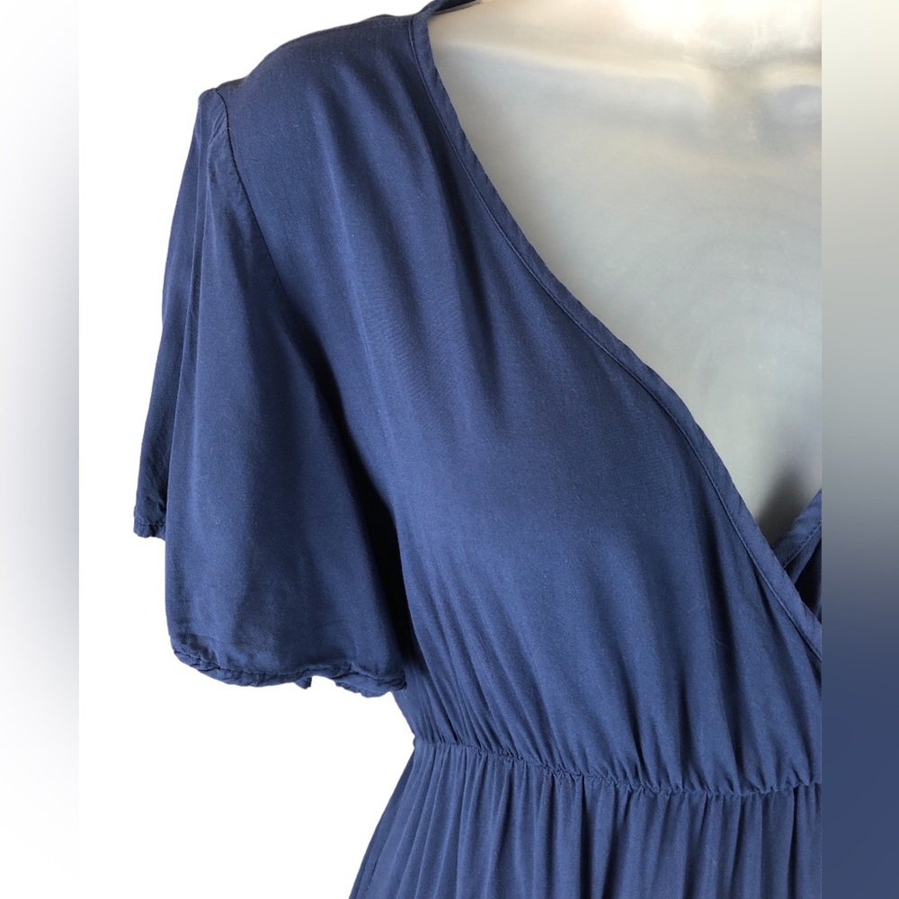 Elegant Deep Blue Maxi Dress - Picture 10 of 15
